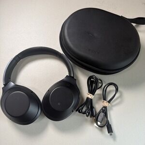 Sony MDR-1000X Black Hi-Res Bluetooth Wireless Noise Cancelling Headphones